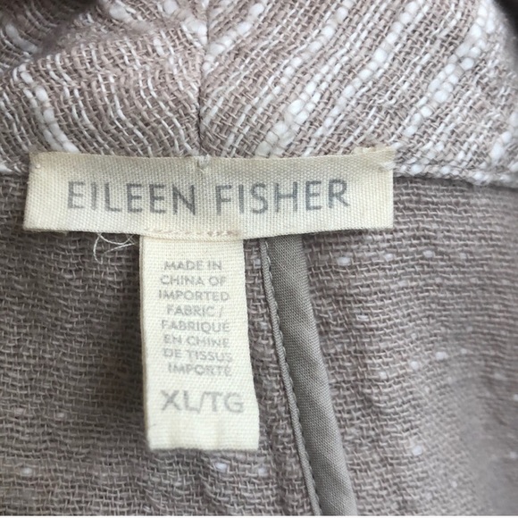 Eileen Fisher cream cotton cardigan jacket size XL - Picture 8 of 8